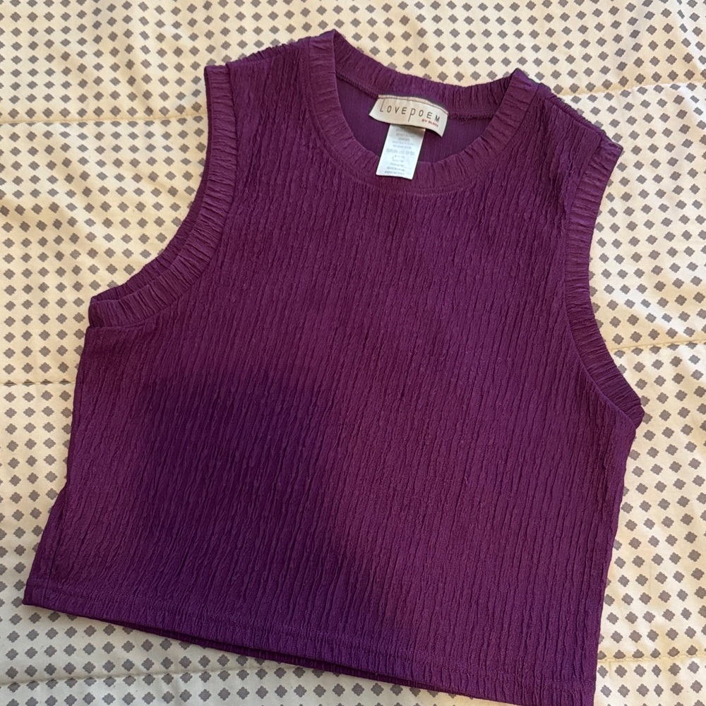 Purple Sleeveless Top